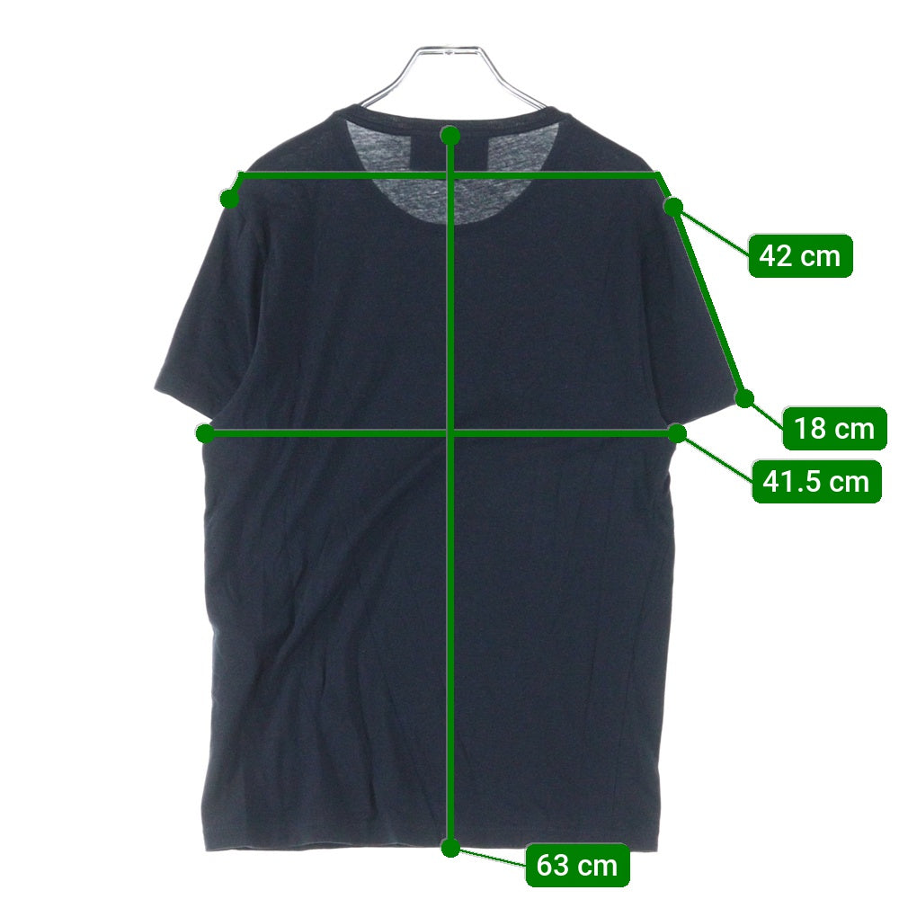 GUCCI(グッチ) 18SS Tonal Brand Logo Tee フロントロゴプリント 半袖Tシャツ カットソー ネイビー 441685