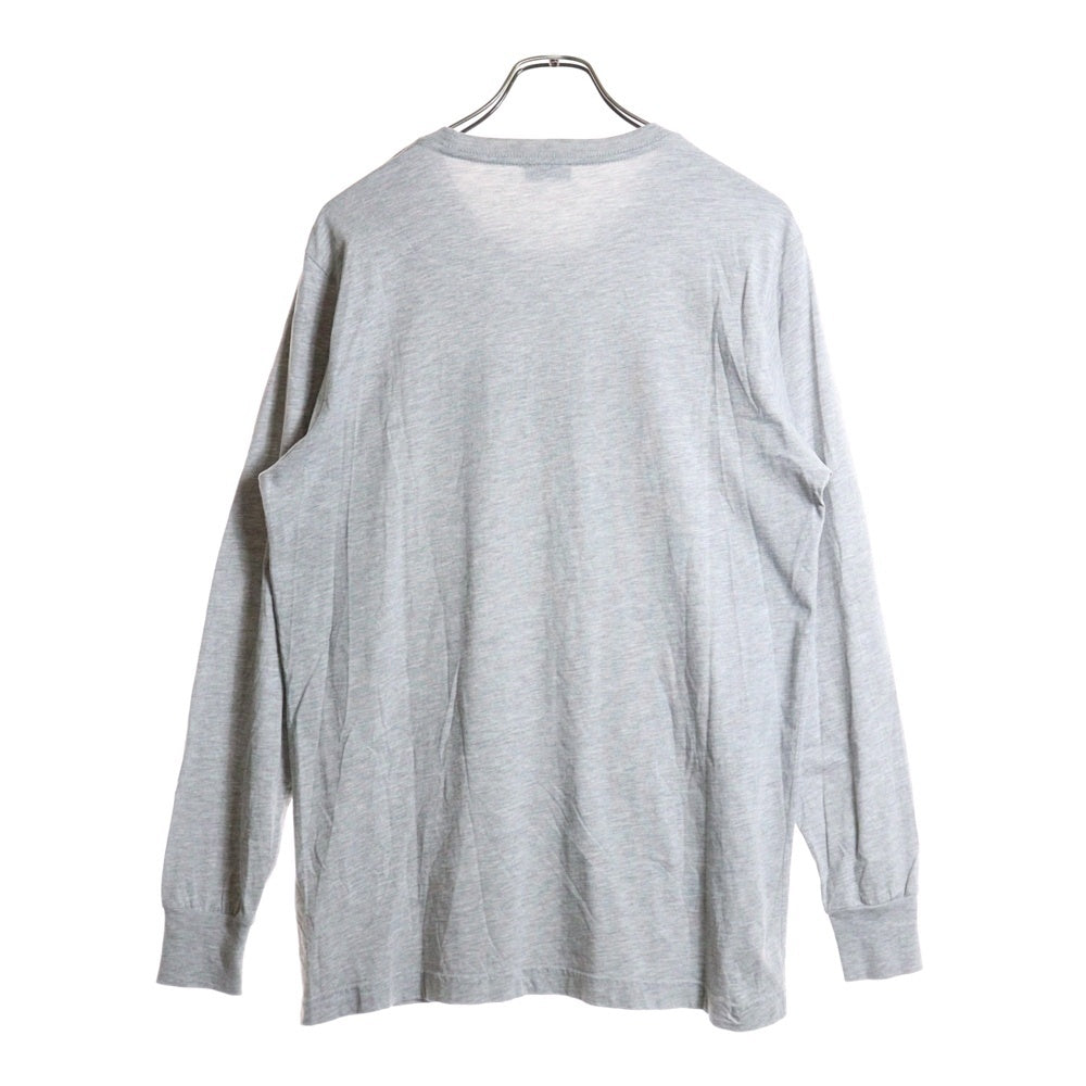 DIESEL(ディーゼル) フロントロゴ刺繍 長袖シャツ カットソー グレー
