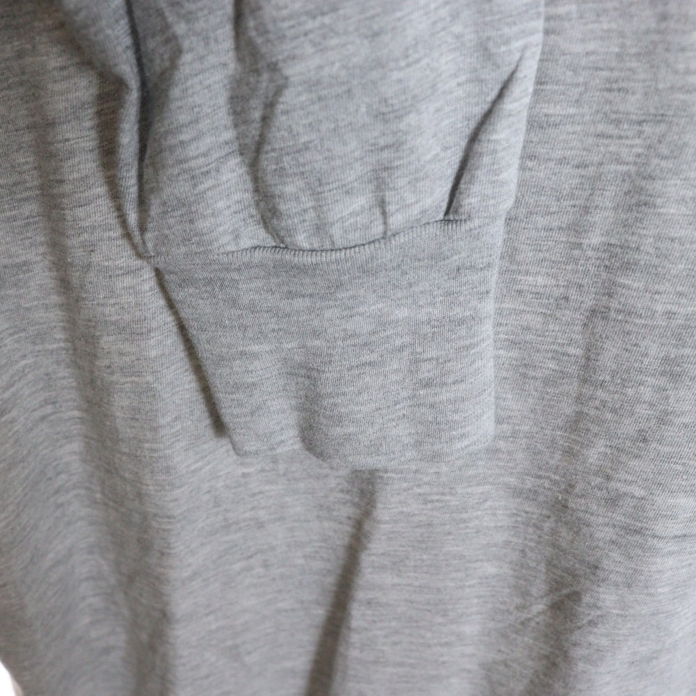 DIESEL(ディーゼル) フロントロゴ刺繍 長袖シャツ カットソー グレー