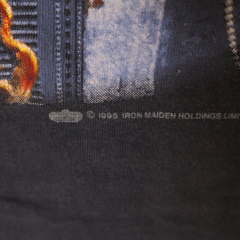 VINTAGE(ヴィンテージ) 90S 1995 IRON MAIDEN The X Factor アイアンメイデン ザ・エックス・ファクター Tシャツ 半袖カットソー ブラック