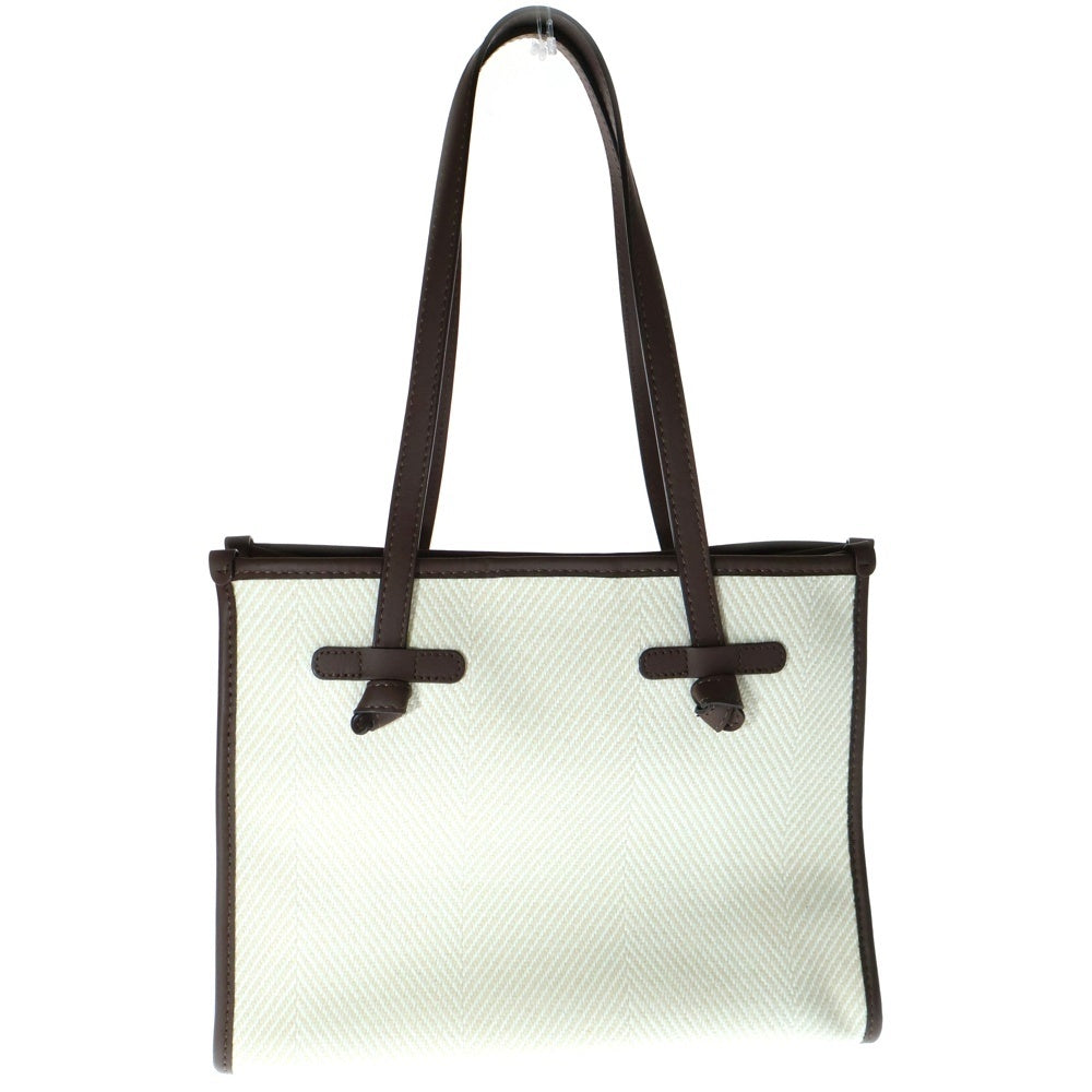 GIANNI CHIARINI(ジャンニ キアリーニ) Marcella M マルチェッラ トートバッグ キャンバス ホワイト