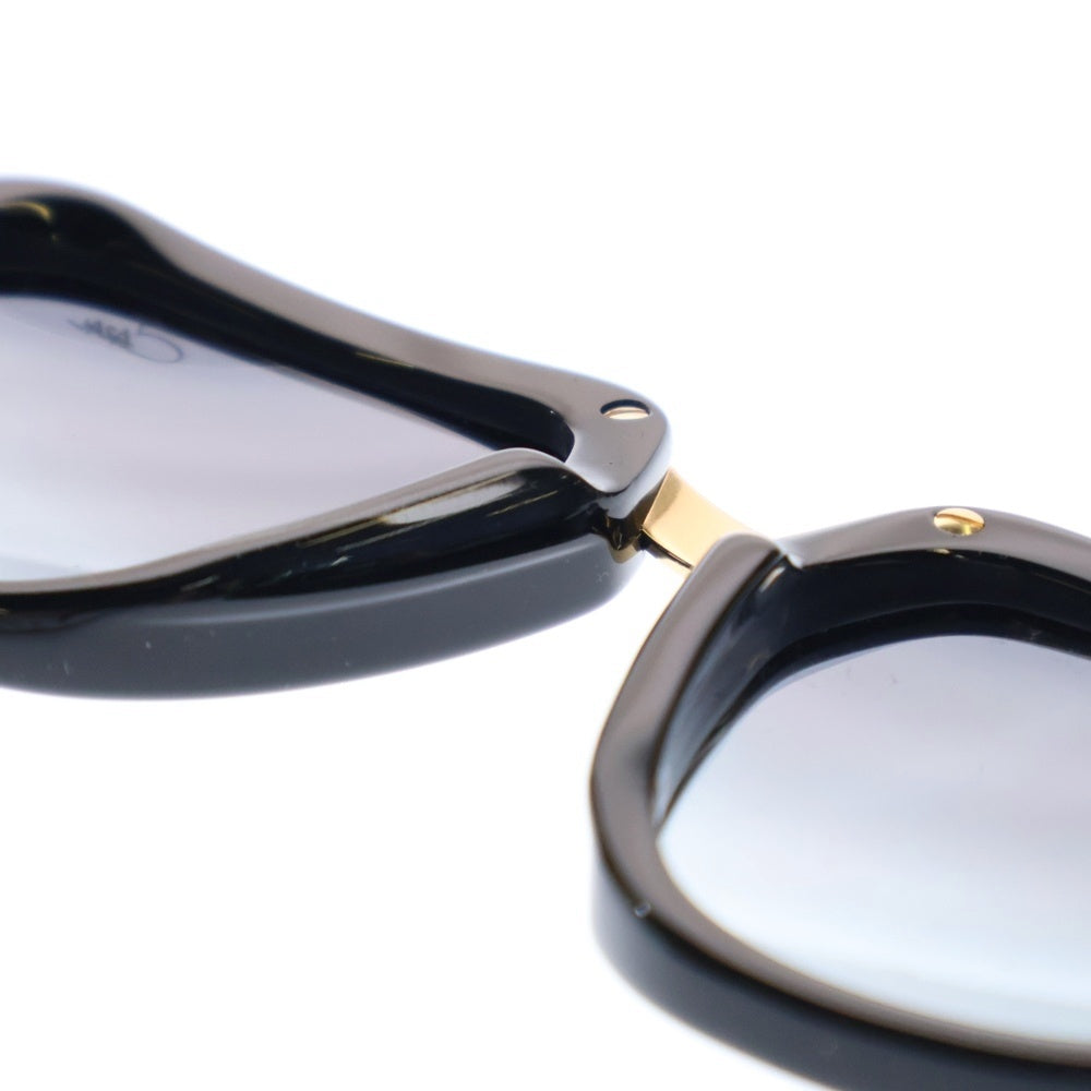 CAZAL(カザール) Rectangular Frame Glasses レクタンギュラー サングラス ブラック/ゴールド MOD616