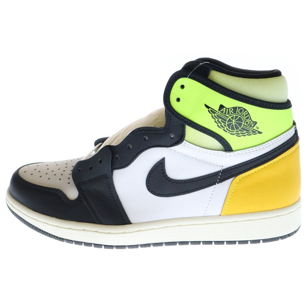 NIKE(ナイキ) AIR JORDAN 1 RETRO HIGH OG VOLT GOLD エアジョーダン 1 レトロ ハイカットスニーカー ボルトゴールド イエロー/ホワイト US9/27.0cm 555088-118