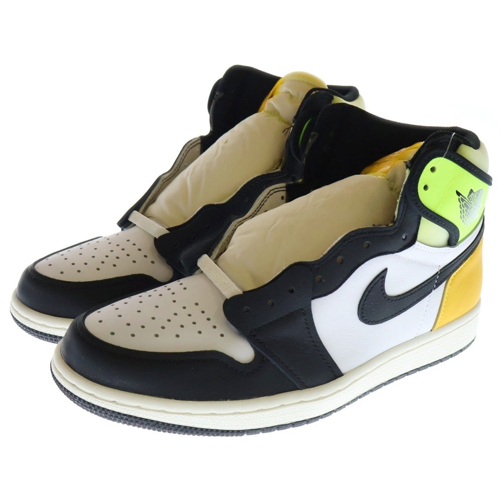 NIKE(ナイキ) AIR JORDAN 1 RETRO HIGH OG VOLT GOLD エアジョーダン 1 レトロ ハイカットスニーカー ボルトゴールド イエロー/ホワイト US9/27.0cm 555088-118