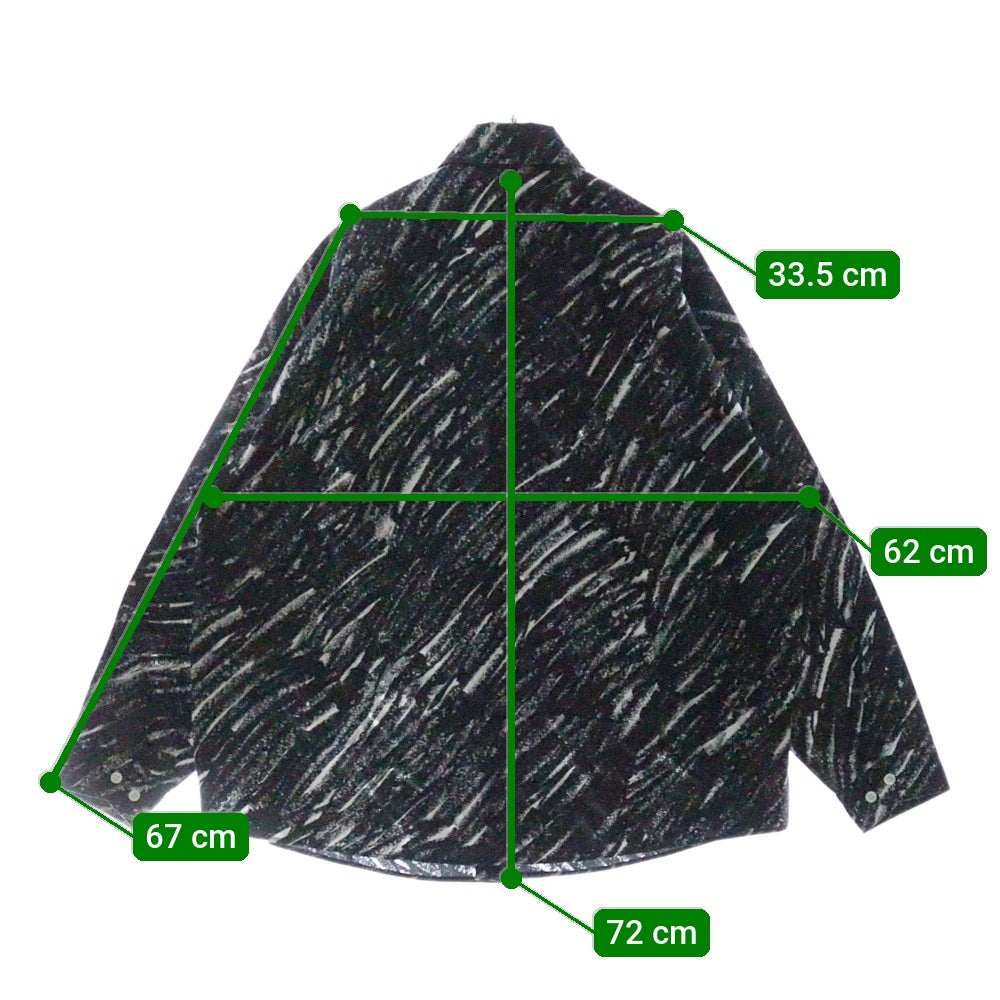 MARNI(マルニ) 24SS CRAYON ORGANIC POPLIN SHIRT クレヨン ポプリン 長袖シャツ ブラック/ホワイト CUMU0061S5 UTC431