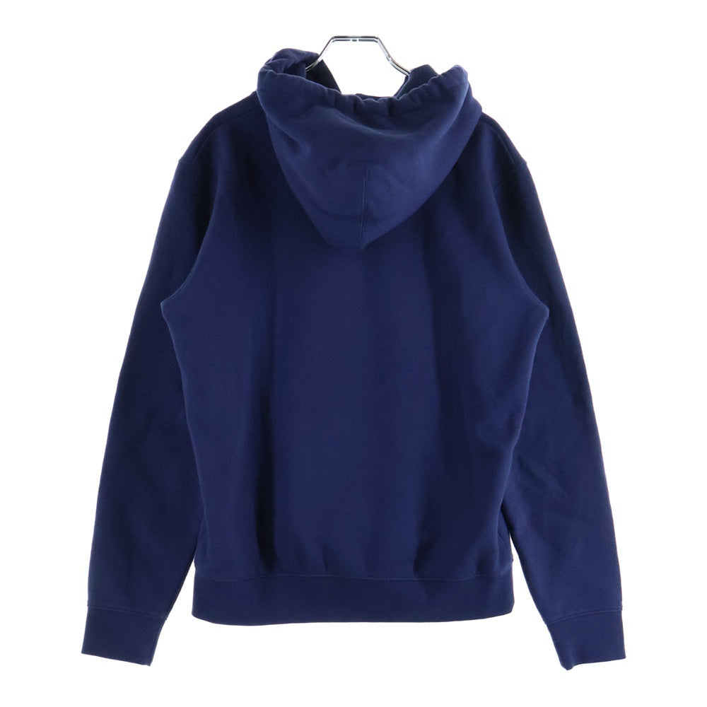 COACH(コーチ) シグネチャーロゴプリント 裏起毛 プルオーバーパーカー ネイビー F78299