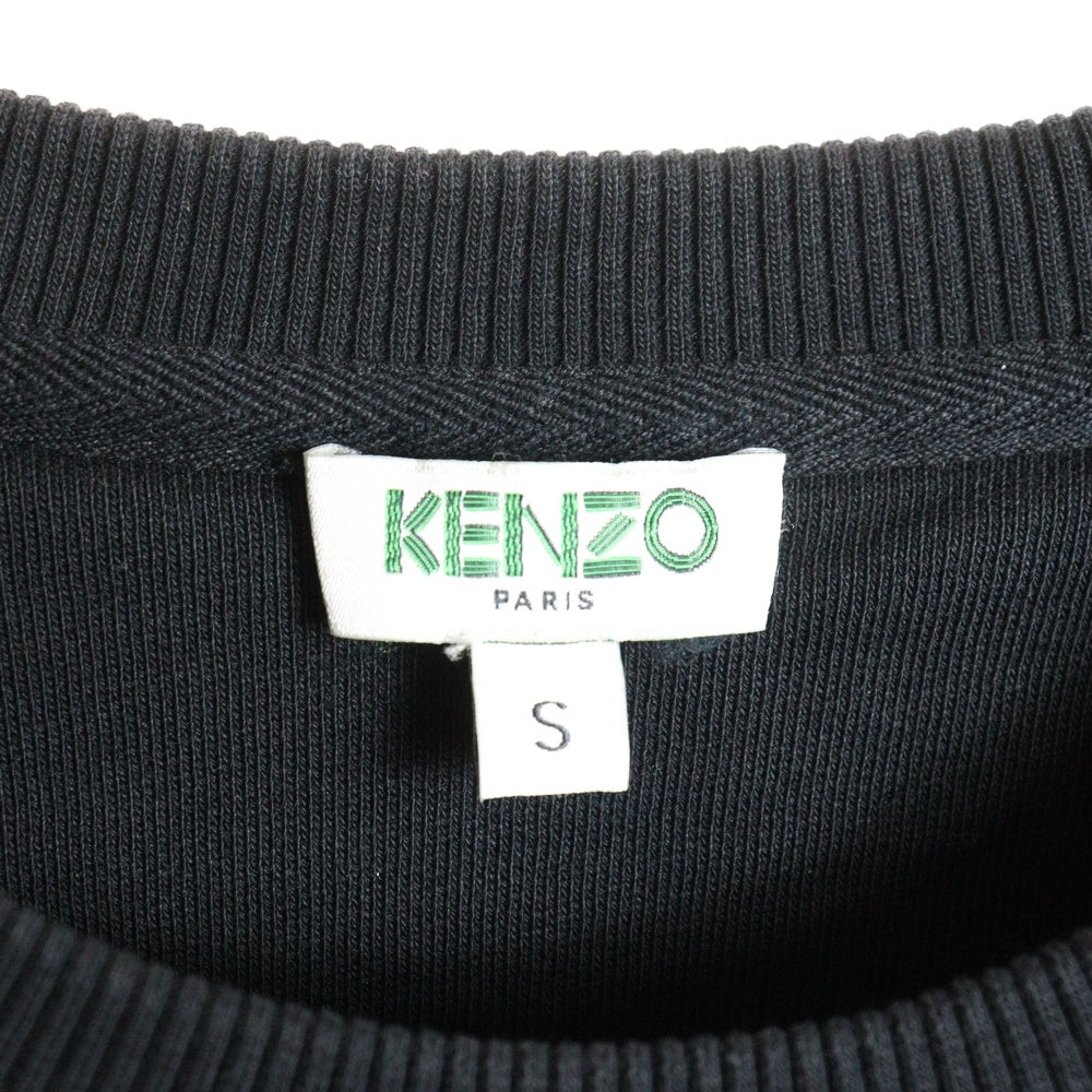 KENZO(ケンゾー) Classic Tiger Sweatshirts クラシック タイガー刺繍 クルーネック スウェットトレーナー ブラック F962SW7164X7