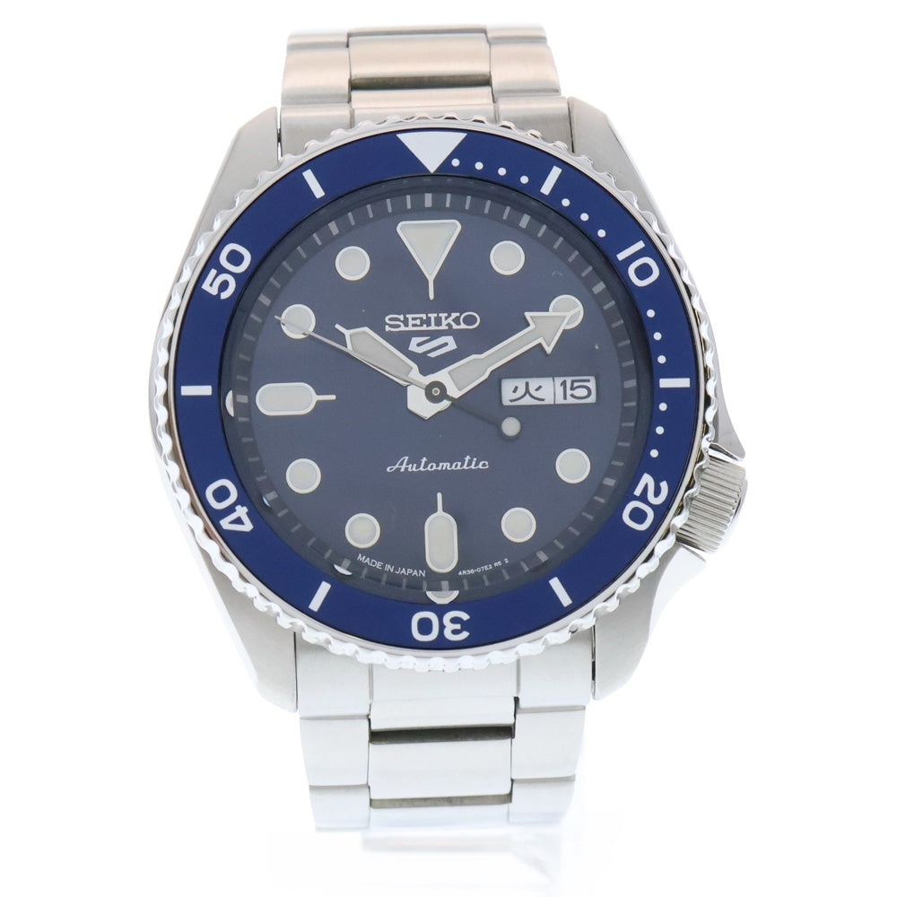 SEIKO(セイコー) 5SPORTS SKX Sports Style ファイブスポーツ メカニカル 自動巻き メタルバンド アナログ腕時計 シルバー SBSA001