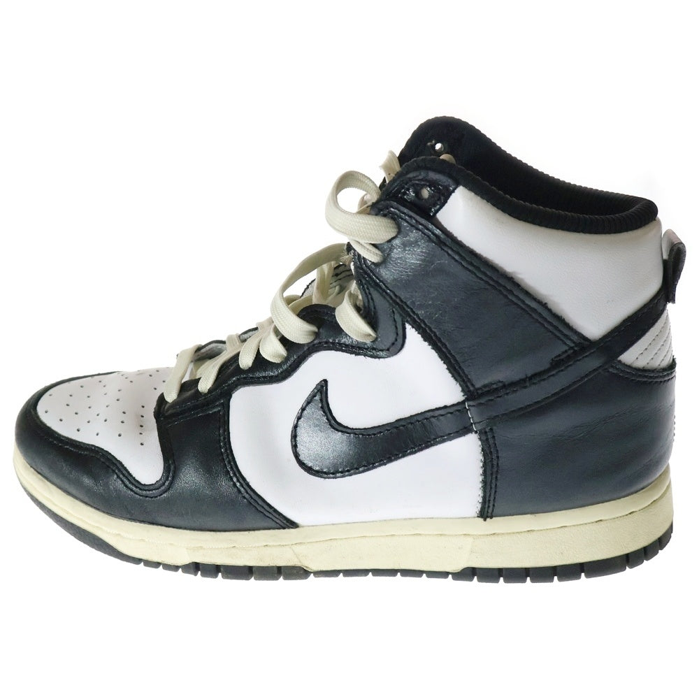 NIKE(ナイキ) WMNS DUNK HIGH VINTAGE BLACK ウィメンズ ダンク ハイカットスニーカー ブラック/ホワイト US8/25cm DQ8581-100