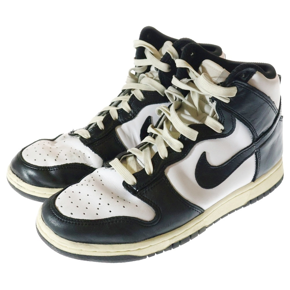 NIKE(ナイキ) WMNS DUNK HIGH VINTAGE BLACK ウィメンズ ダンク ハイカットスニーカー ブラック/ホワイト US8/25cm DQ8581-100