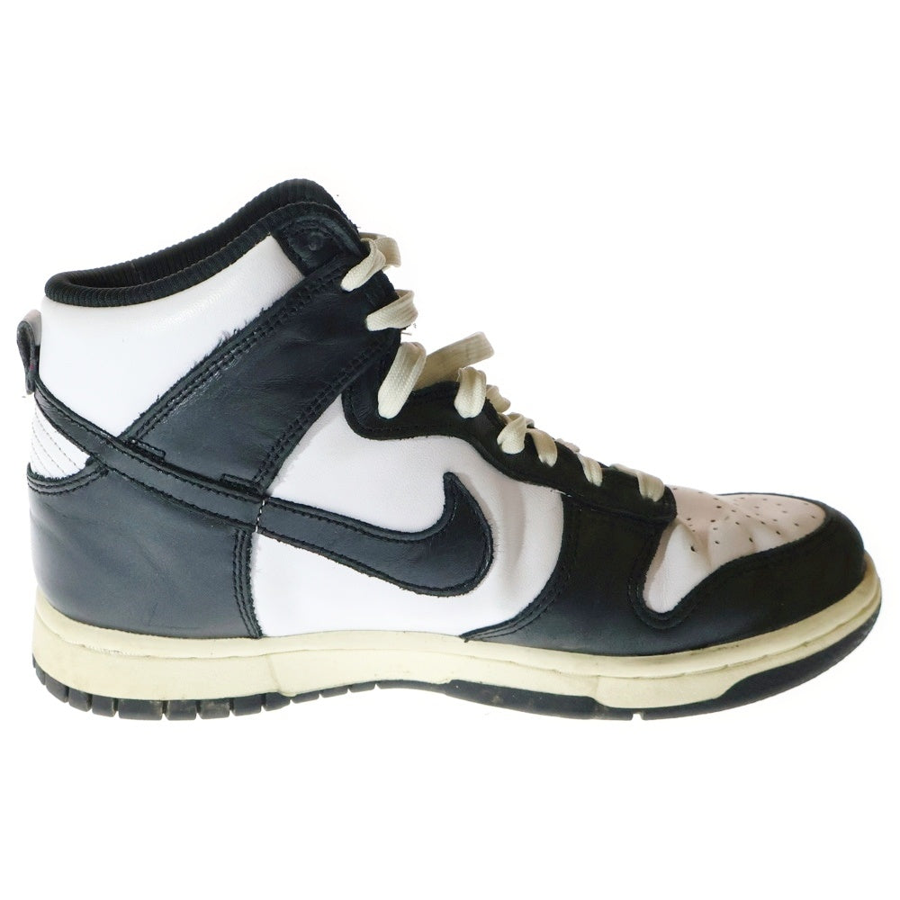 NIKE(ナイキ) WMNS DUNK HIGH VINTAGE BLACK ウィメンズ ダンク ハイカットスニーカー ブラック/ホワイト US8/25cm DQ8581-100