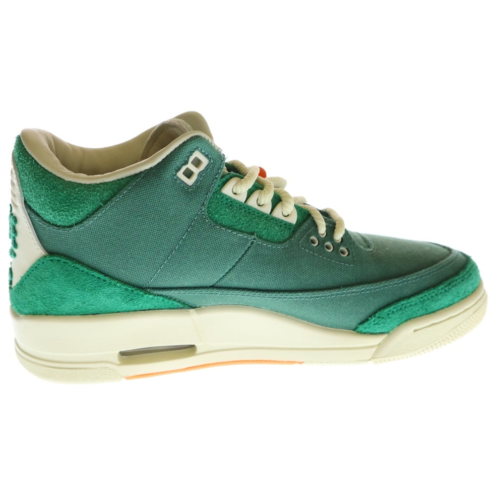 NIKE(ナイキ) ×NINA CHANEL ABNEY AIR JORDAN 3 RETRO OG SP エア ジョーダン 3 レトロ ニーナ・シャネル・アブニー ミッドカットスニーカー グリーン US7.5/24.5 FZ7974-300
