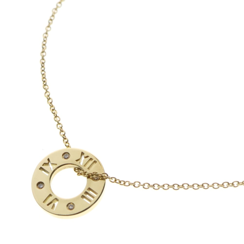 TIFFANY&Co(ティファニー) K18YG アトラス ピアスド 4ポイント ダイヤネックレス AU750 ゴールド