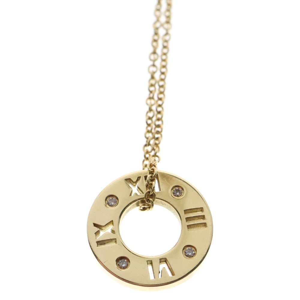 TIFFANY&Co(ティファニー) K18YG アトラス ピアスド 4ポイント ダイヤネックレス AU750 ゴールド