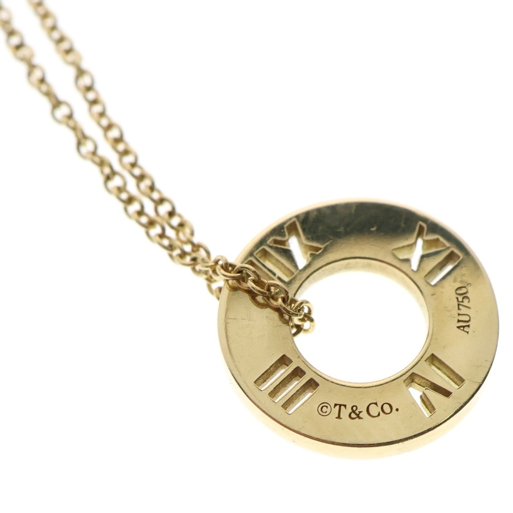 TIFFANY&Co(ティファニー) K18YG アトラス ピアスド 4ポイント ダイヤネックレス AU750 ゴールド