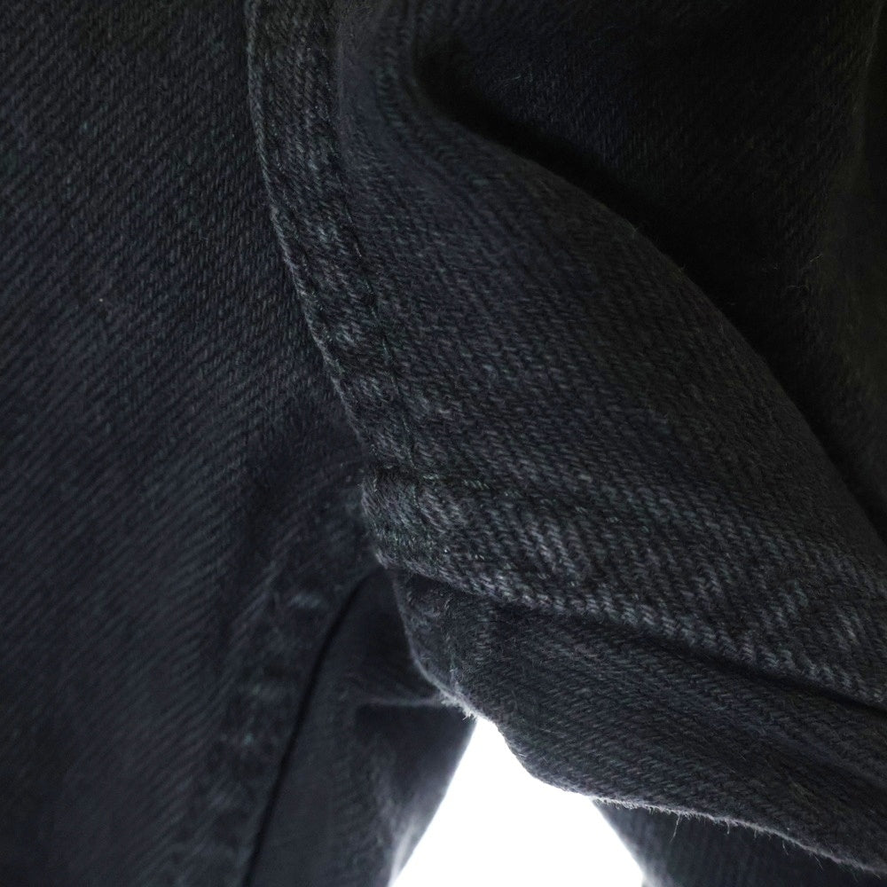 SAINT LAURENT PARIS(サンローランパリ) D39 M LE-MW LONG EXTREME BAGGY JEANS ロングエクストリーム バギー ジーンズ デニムパンツ ブラック 757276 Y16PD