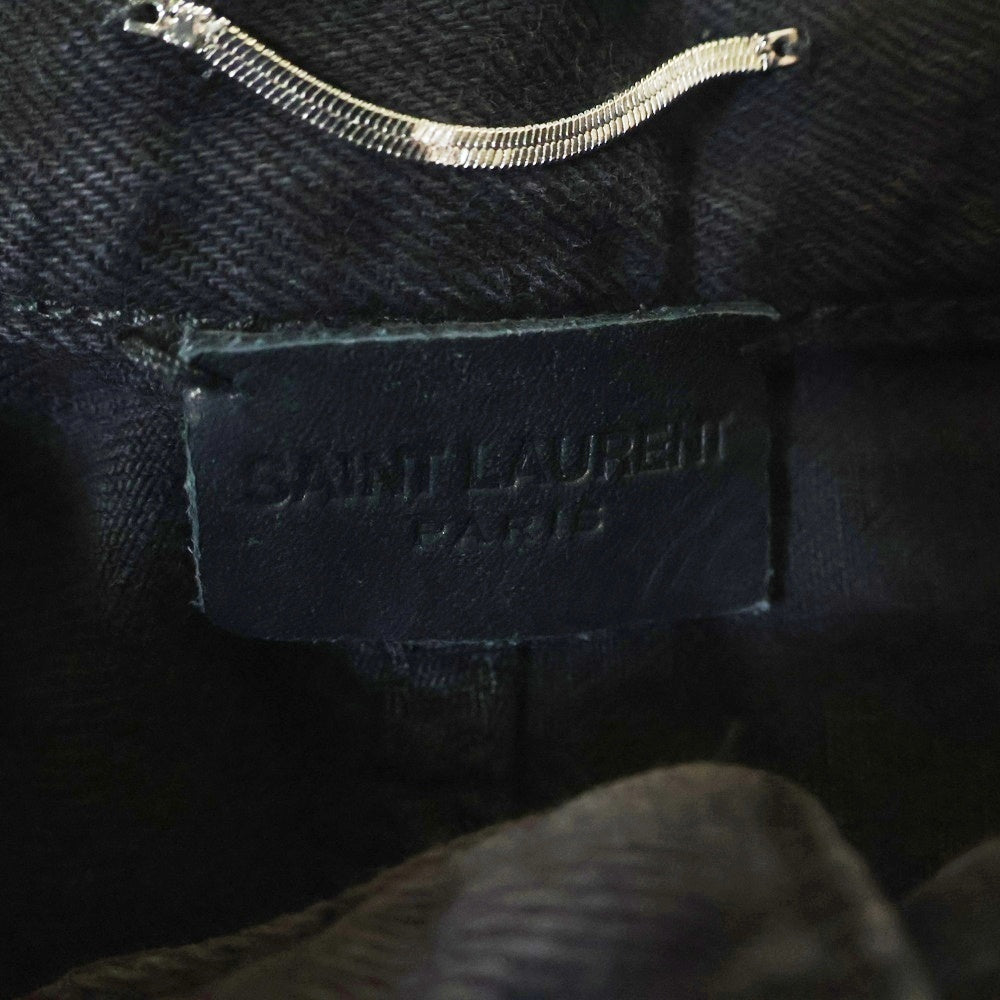 SAINT LAURENT PARIS(サンローランパリ) D39 M LE-MW LONG EXTREME BAGGY JEANS ロングエクストリーム バギー ジーンズ デニムパンツ ブラック 757276 Y16PD