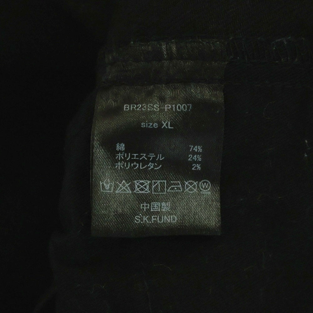 BREATH(ブレス) 23SS Multi Pocket Slim Cargo Pants マルチポケット スリム カーゴパンツ ブラック BR23SS-P1007