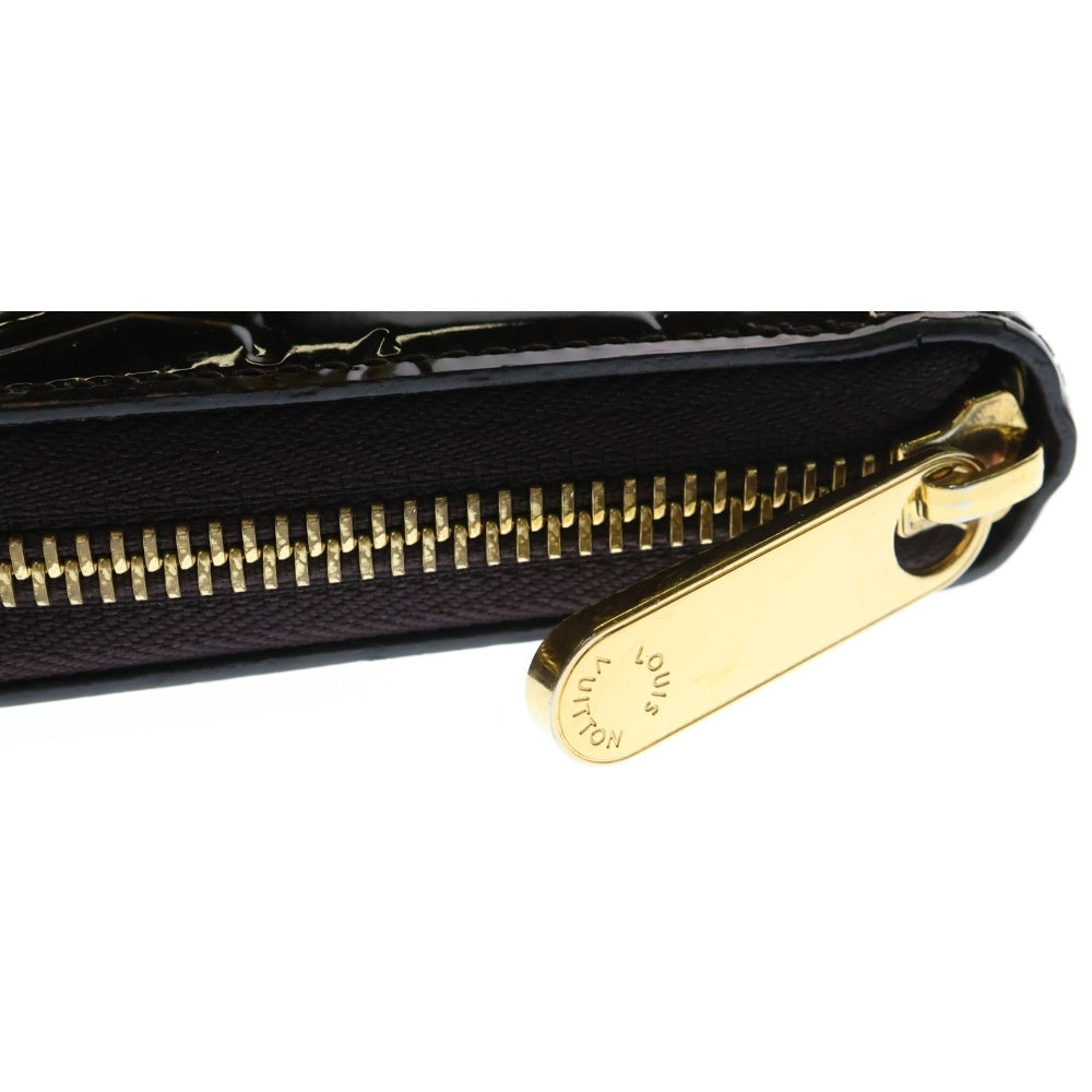 LOUIS VUITTON(ルイヴィトン) モノグラム ヴェルニ ジッピーウォレット アマラント 長財布 ワインレッド M93522