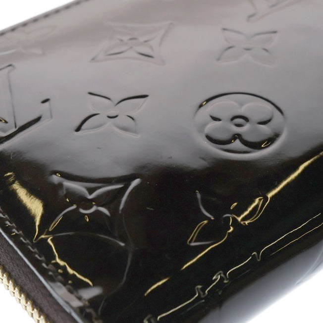 LOUIS VUITTON(ルイヴィトン) モノグラム ヴェルニ ジッピーウォレット アマラント 長財布 ワインレッド M93522
