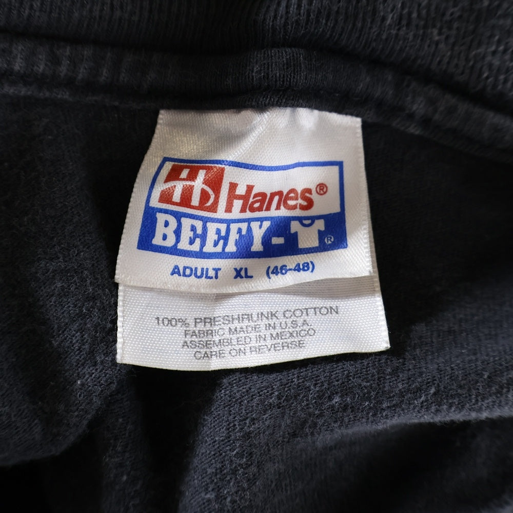 VINTAGE(ヴィンテージ) 90S Hanes CAMPAIGN FOR A LANDMINE FREE WORLD TEE 企業 半袖Tシャツ カットソー ブラック