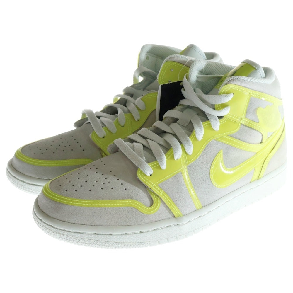 NIKE(ナイキ) WMNS AIR JORDAN 1 MID LX OPTI YELLOW ウィメンズ エアジョーダン1 ミッド オプティイエロー US9/27.0cm DA5552-107
