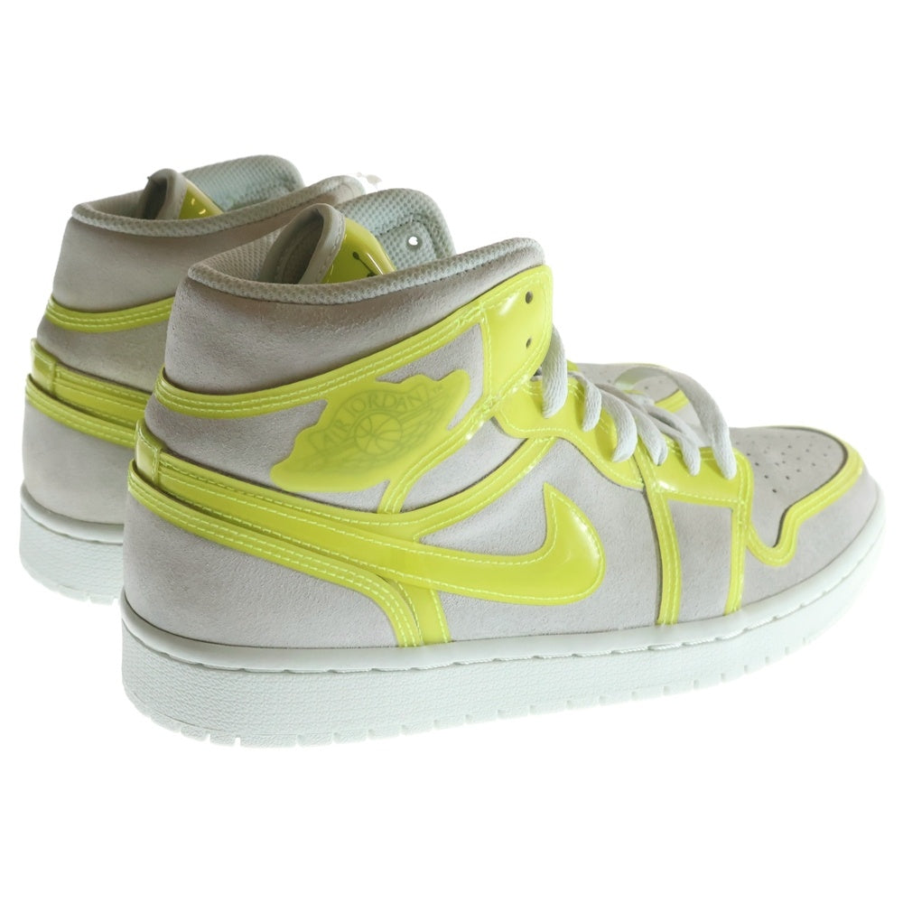 NIKE(ナイキ) WMNS AIR JORDAN 1 MID LX OPTI YELLOW ウィメンズ エアジョーダン1 ミッド オプティイエロー US9/27.0cm DA5552-107