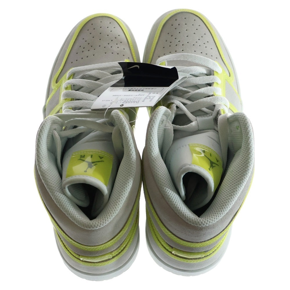 NIKE(ナイキ) WMNS AIR JORDAN 1 MID LX OPTI YELLOW ウィメンズ エアジョーダン1 ミッド オプティイエロー US9/27.0cm DA5552-107