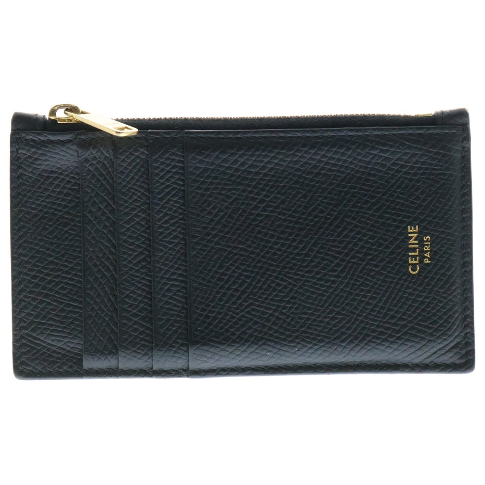CELINE(セリーヌ) コンパクト ジップドカードホルダー フラグメントケース ブラック 10B683BEL 38NO