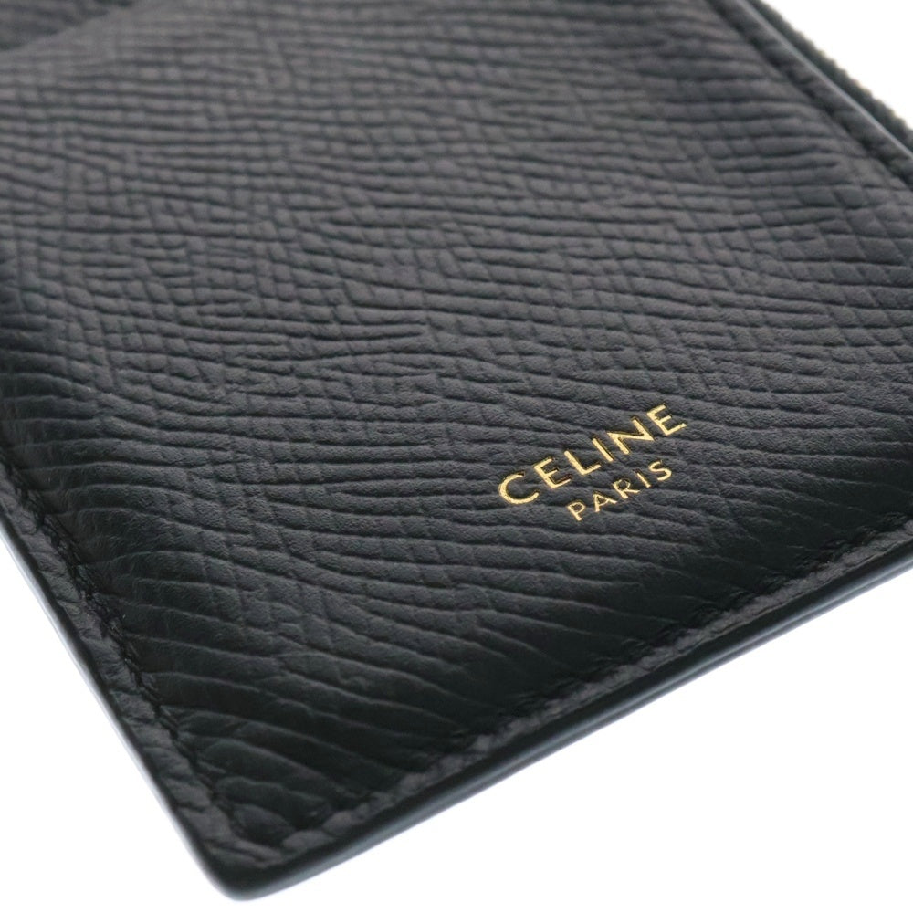 CELINE(セリーヌ) コンパクト ジップドカードホルダー フラグメントケース ブラック 10B683BEL 38NO