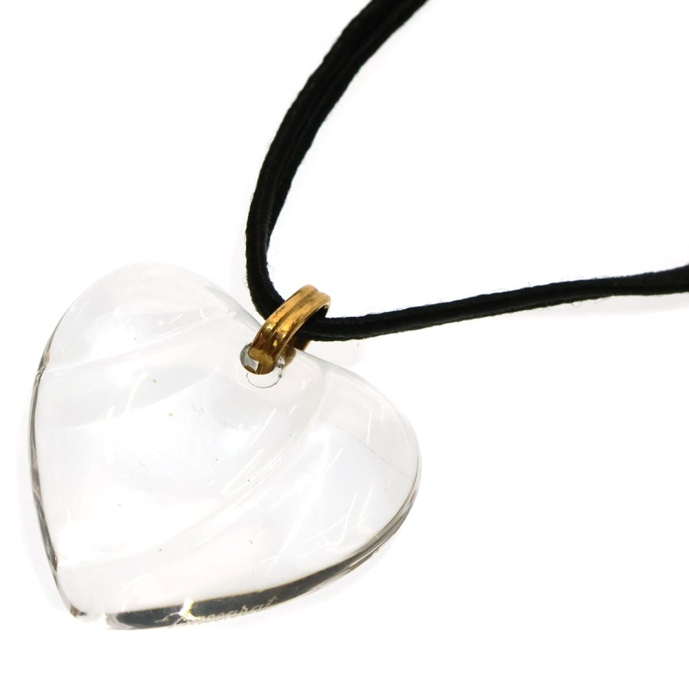 Baccarat(バカラ) クリスタル ハート ネックレス ペンダント クリア