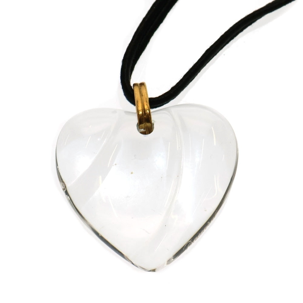 Baccarat(バカラ) クリスタル ハート ネックレス ペンダント クリア