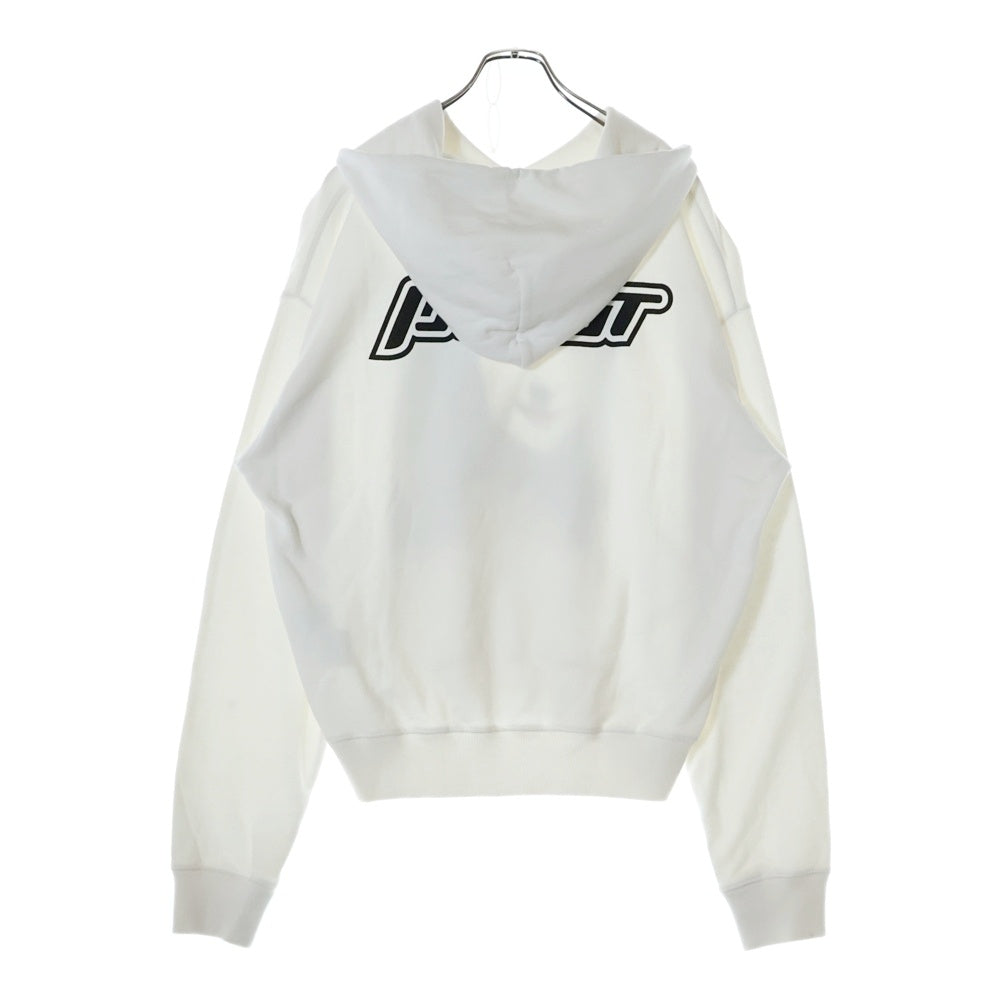 OFF-WHITE(オフホワイト) 20AW モナリザプリント プルオーバー スウェットパーカー ホワイト OMBB037E20FLE009