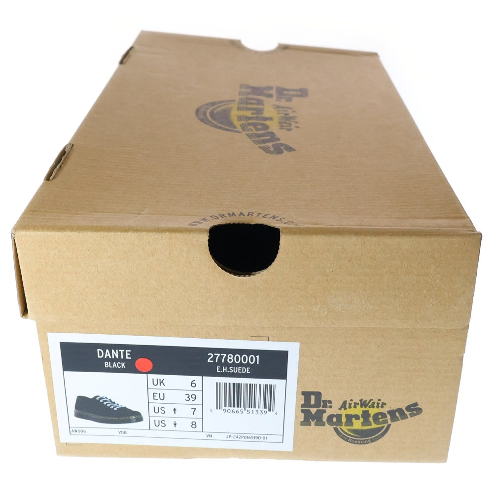 Dr.Martens(ドクターマーチン) AIRWAIR DANTE SNEAKER エアウォーク ダンテ スウェード ローカットスニーカー ブラック 27780001