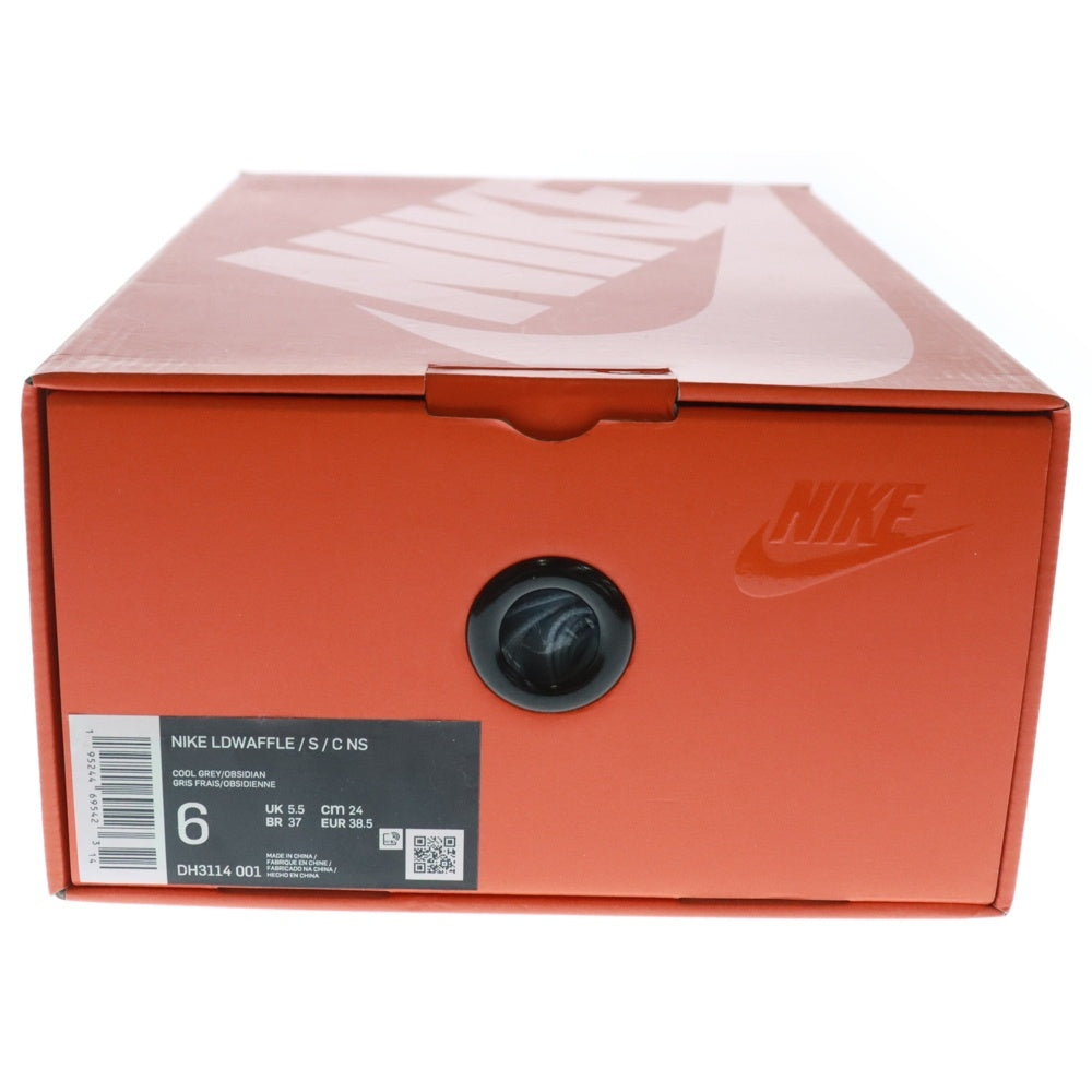 NIKE(ナイキ) ×CLOT ×Sacai LD Waffle Grey Obsidian/Cool Grey クロット サカイ LD ワッフル ローカットスニーカー グレー US6/24cm DH3114-001
