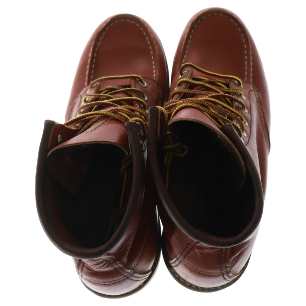RED WING(レッド ウイング) MOC TOE IRISH SETTER モックトゥ アイリッシュセッター レースアップ ブーツ レッド 8131