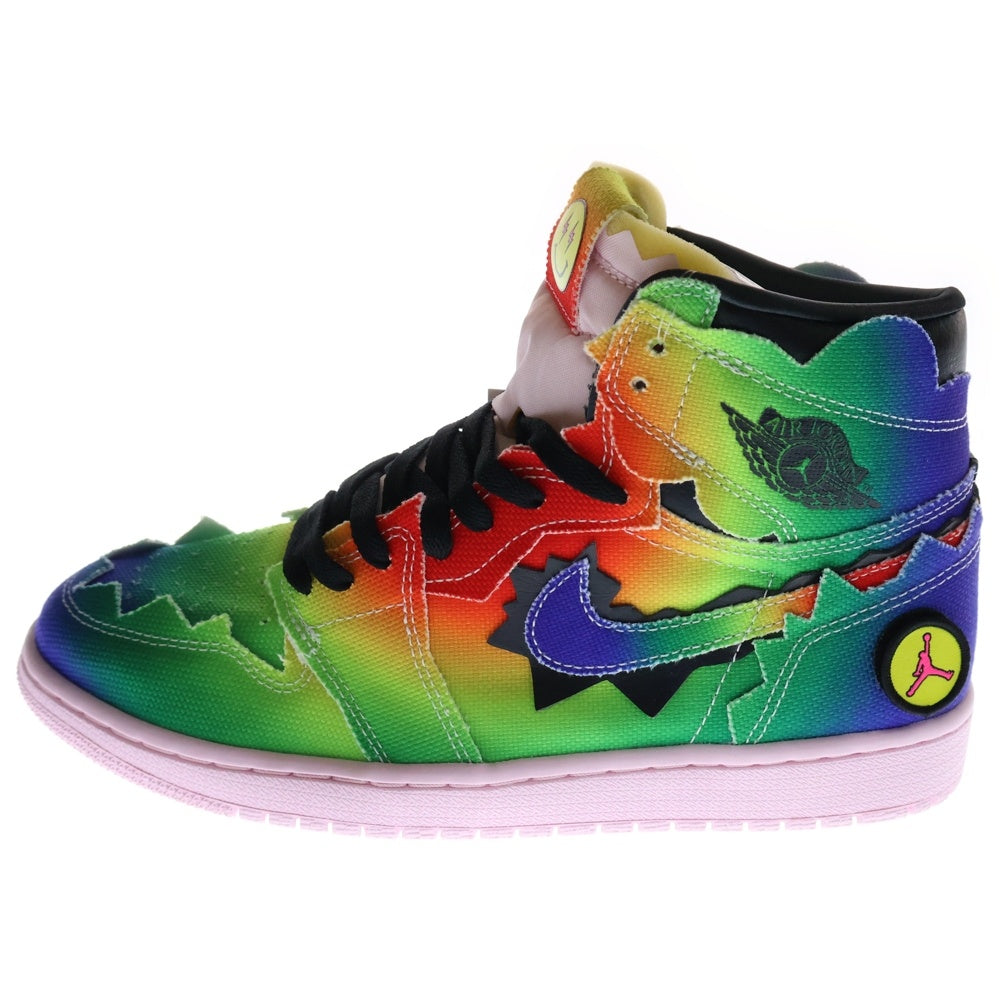 NIKE(ナイキ) ×J Balvin Air Jordan 1 High OG Rainbow ×Jバルヴィン エアジョーダン1 ハイ OG レインボー ハイカットスニーカー US9/27cm DC3481-900