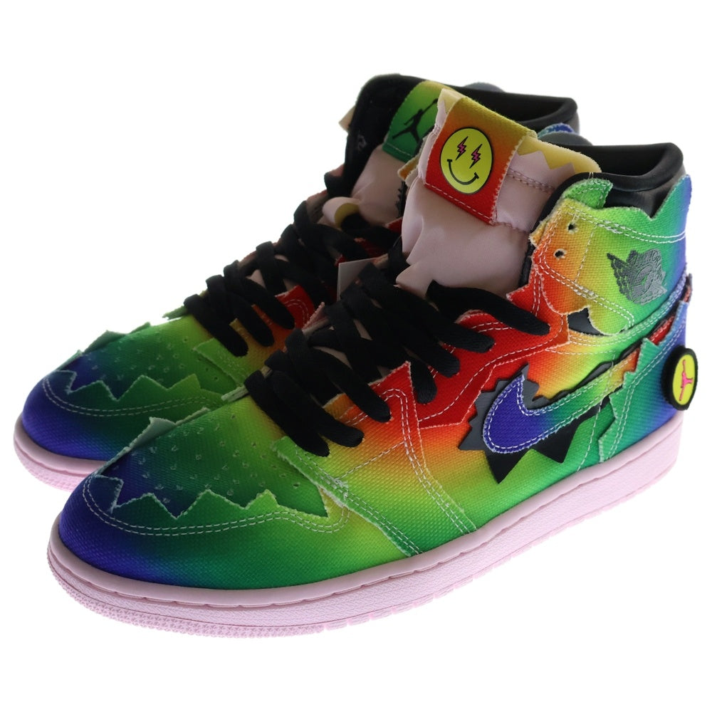NIKE(ナイキ) ×J Balvin Air Jordan 1 High OG Rainbow ×Jバルヴィン エアジョーダン1 ハイ OG レインボー ハイカットスニーカー US9/27cm DC3481-900