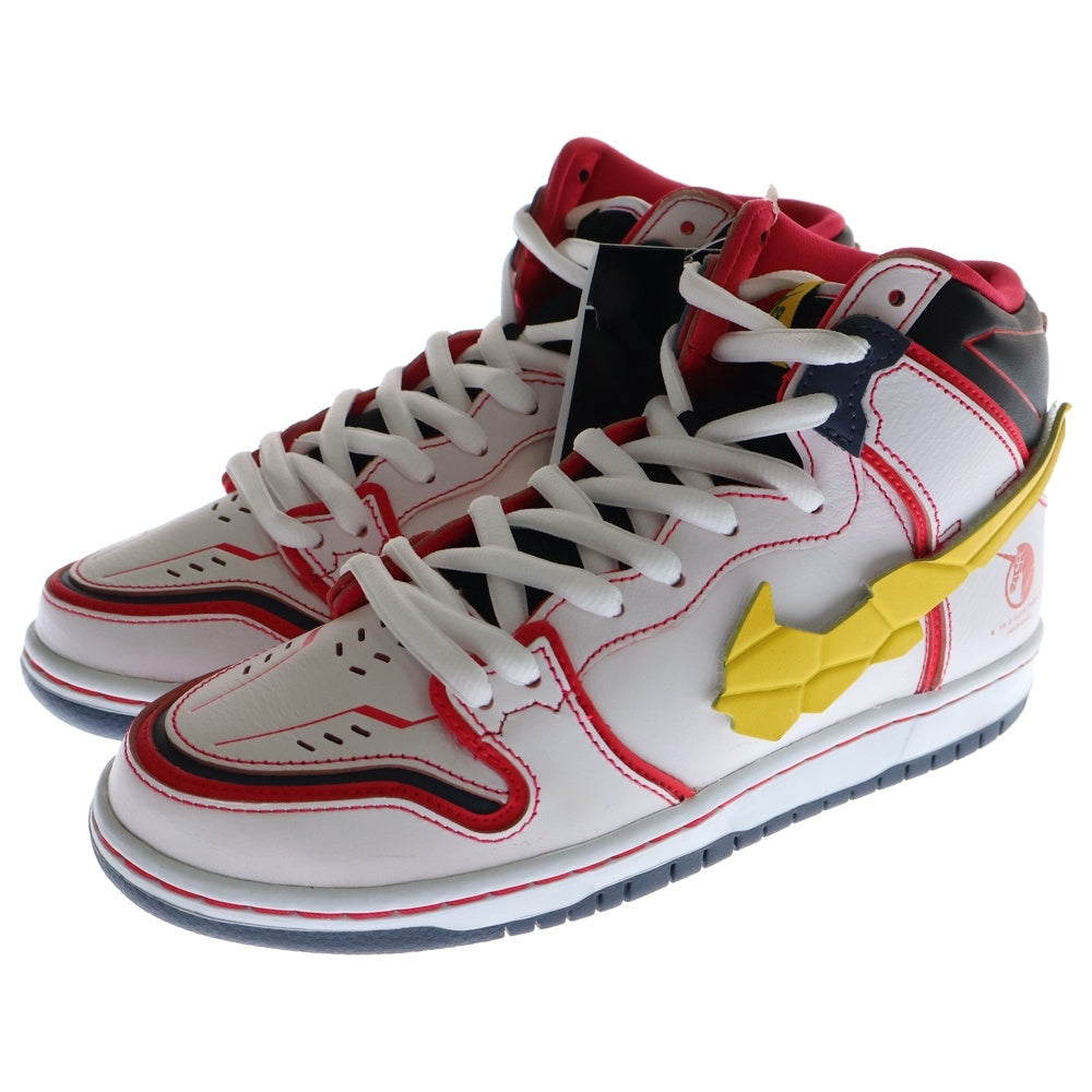 NIKE(ナイキ) ×GUNDAM UNICORN DUNK HIGH PRO QS UNICORN DH7717-100 ガンダムユニコーン ダンク ユニコーン ハイカットスニーカー ホワイト US8/26cm