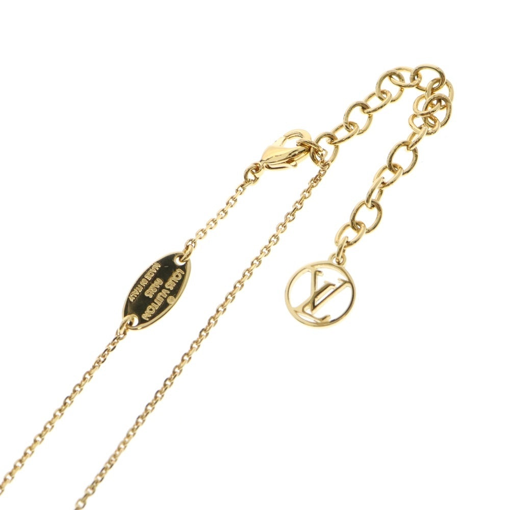 LOUIS VUITTON(ルイヴィトン) LV&ME V ミー&ミー イニシャル ネックレス GP ゴールド アクセサリー M61077