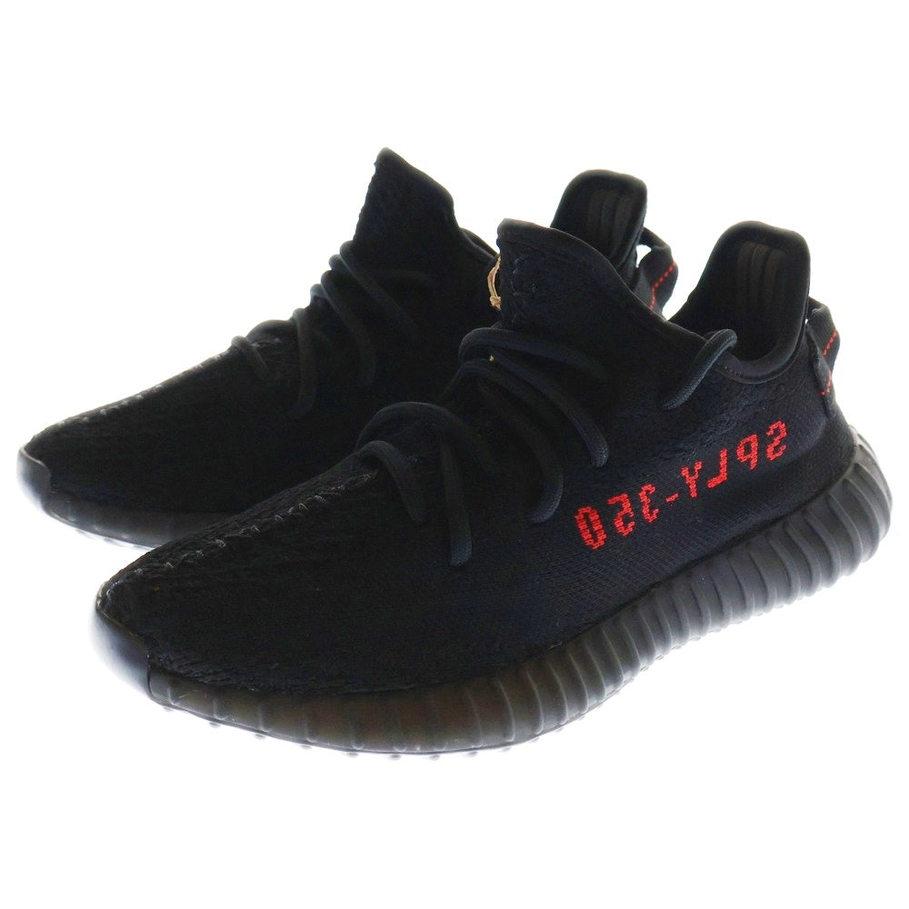 adidas(アディダス) YEEZY BOOST 350 V2 Bred イージーブースト ブレッド ローカットスニーカー ブラック US5.5/23.5cm CP9652 レディース