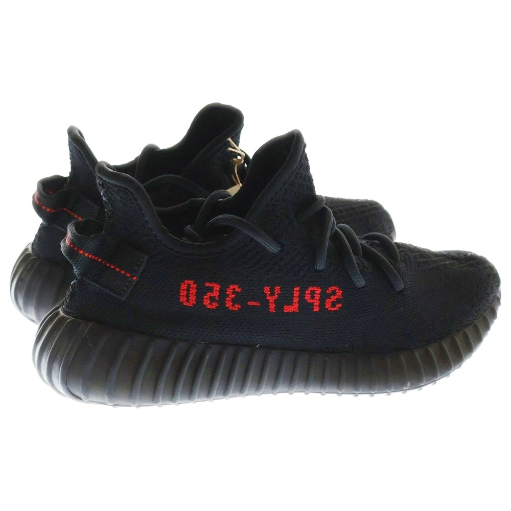 adidas(アディダス) YEEZY BOOST 350 V2 Bred イージーブースト ブレッド ローカットスニーカー ブラック US5.5/23.5cm CP9652 レディース