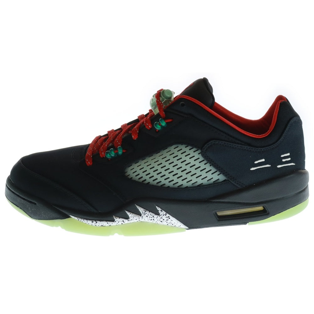NIKE(ナイキ) ×CLOT AIR JORDAN 5 RETRO LOW SP クロット エアジョーダン 5 ジェイド ローカットスニーカー ブラック US12/30.0cm DM4640-036
