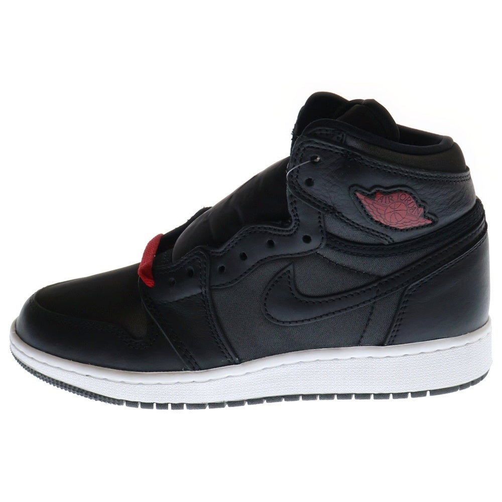 NIKE(ナイキ) GS AIR JORDAN 1 RETRO HIGH エアジョーダン ハイカットスニーカー ブラック/レッド US5.5Y/24.0cm 575441-060 レディース