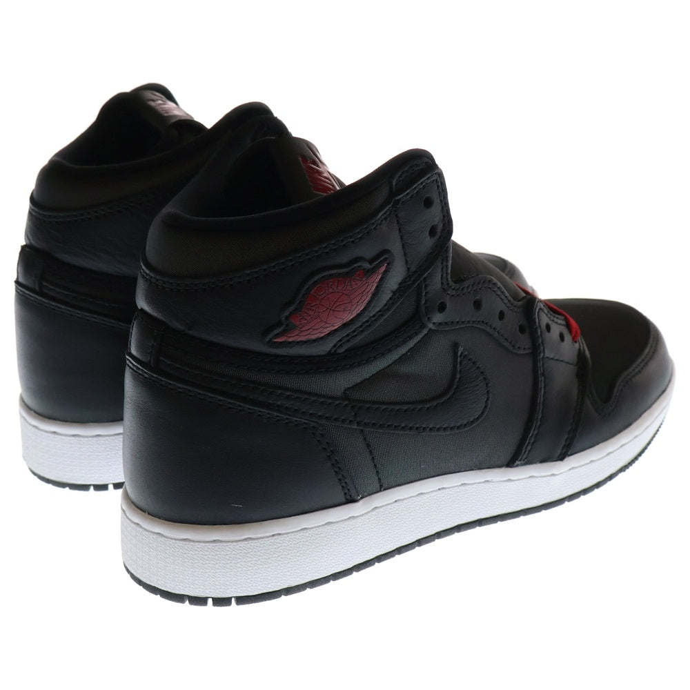 NIKE(ナイキ) GS AIR JORDAN 1 RETRO HIGH エアジョーダン ハイカットスニーカー ブラック/レッド US5.5Y/24.0cm 575441-060 レディース