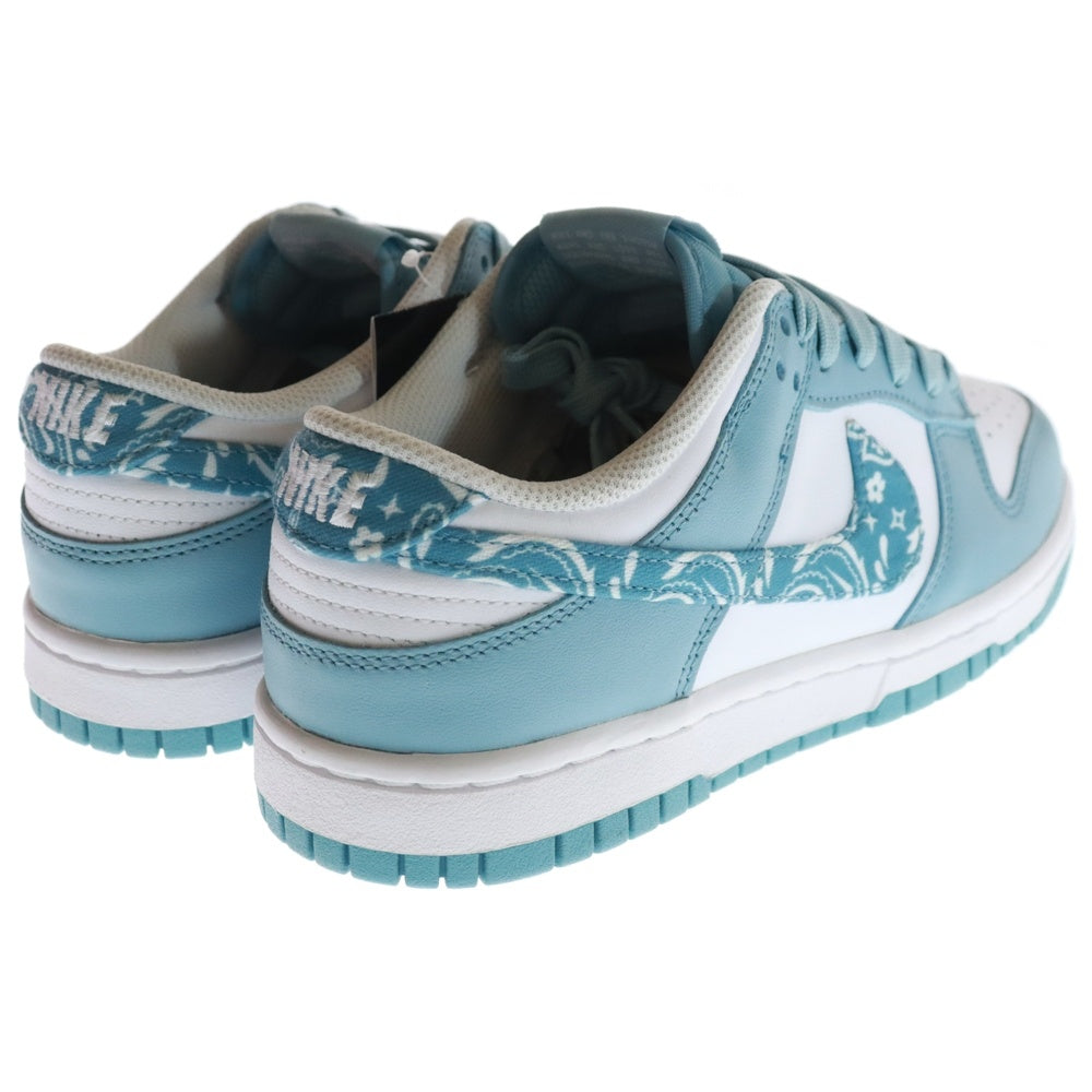 NIKE(ナイキ) WMNS DUNK LOW ESS Blue Paisley ウィメンズ ダンク ペイズリー ローカットスニーカー ライトブルー/ホワイト US7/24.0cm DH4401-101