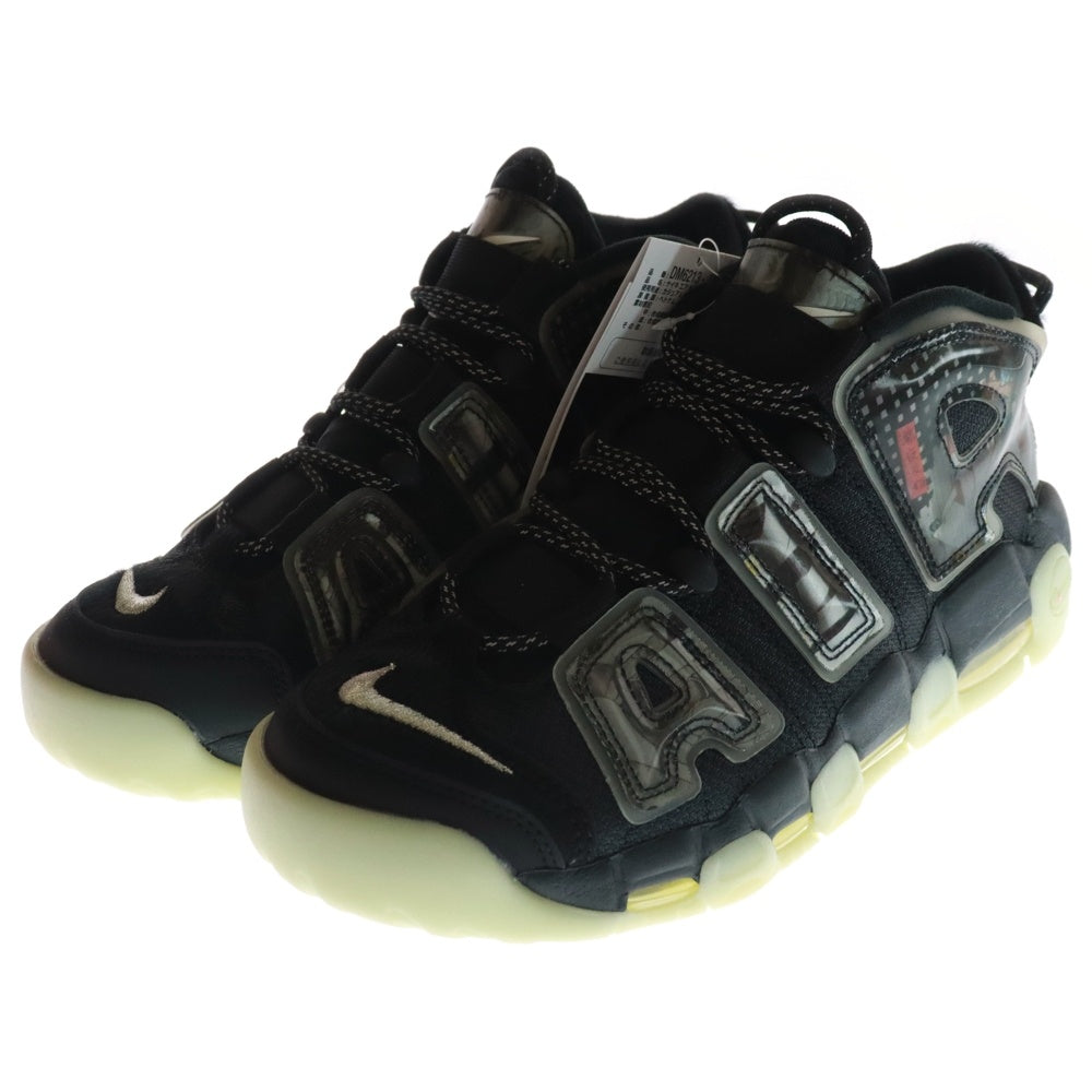 NIKE(ナイキ) AIR MORE UP TEMPO Utagawa Kuniyoshi エアモア アップテンポ ウダガワクニヨシ ハイカットスニーカー ブラック US6.5/24.5cm DM6213-045