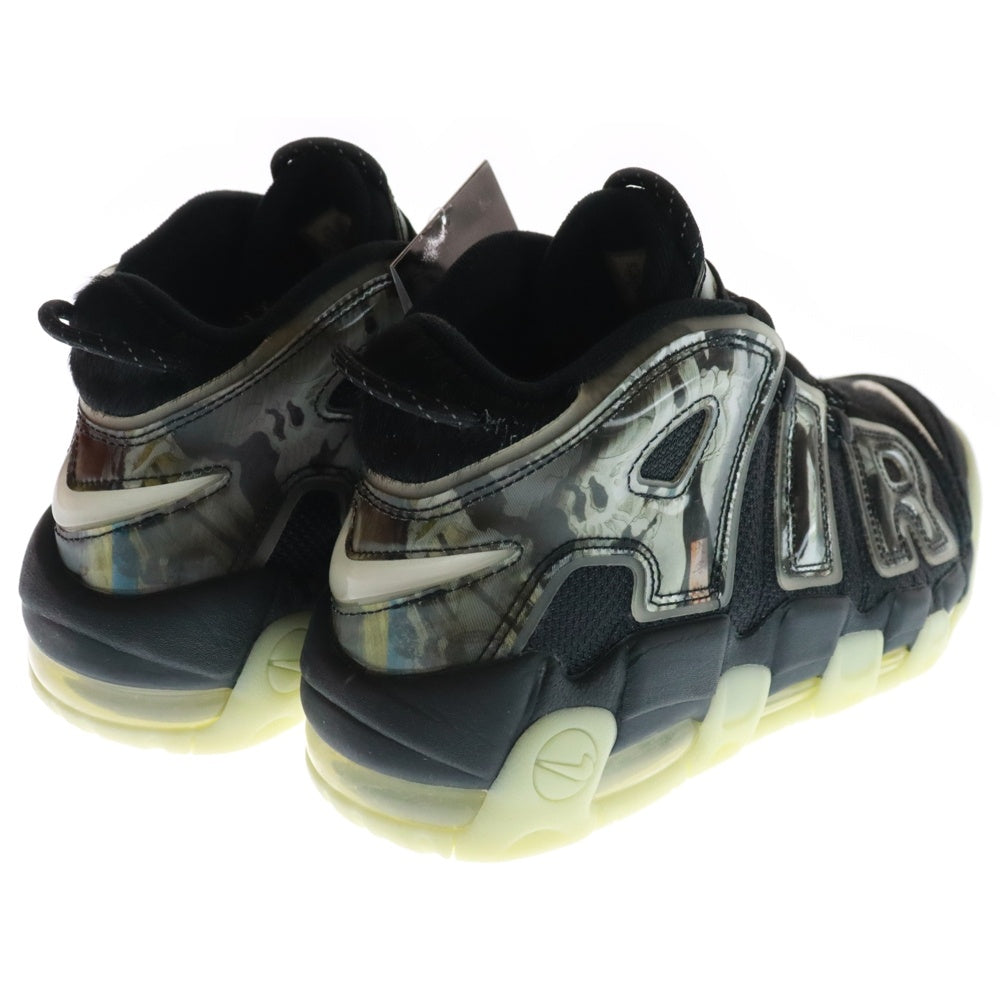 NIKE(ナイキ) AIR MORE UP TEMPO Utagawa Kuniyoshi エアモア アップテンポ ウダガワクニヨシ ハイカットスニーカー ブラック US6.5/24.5cm DM6213-045