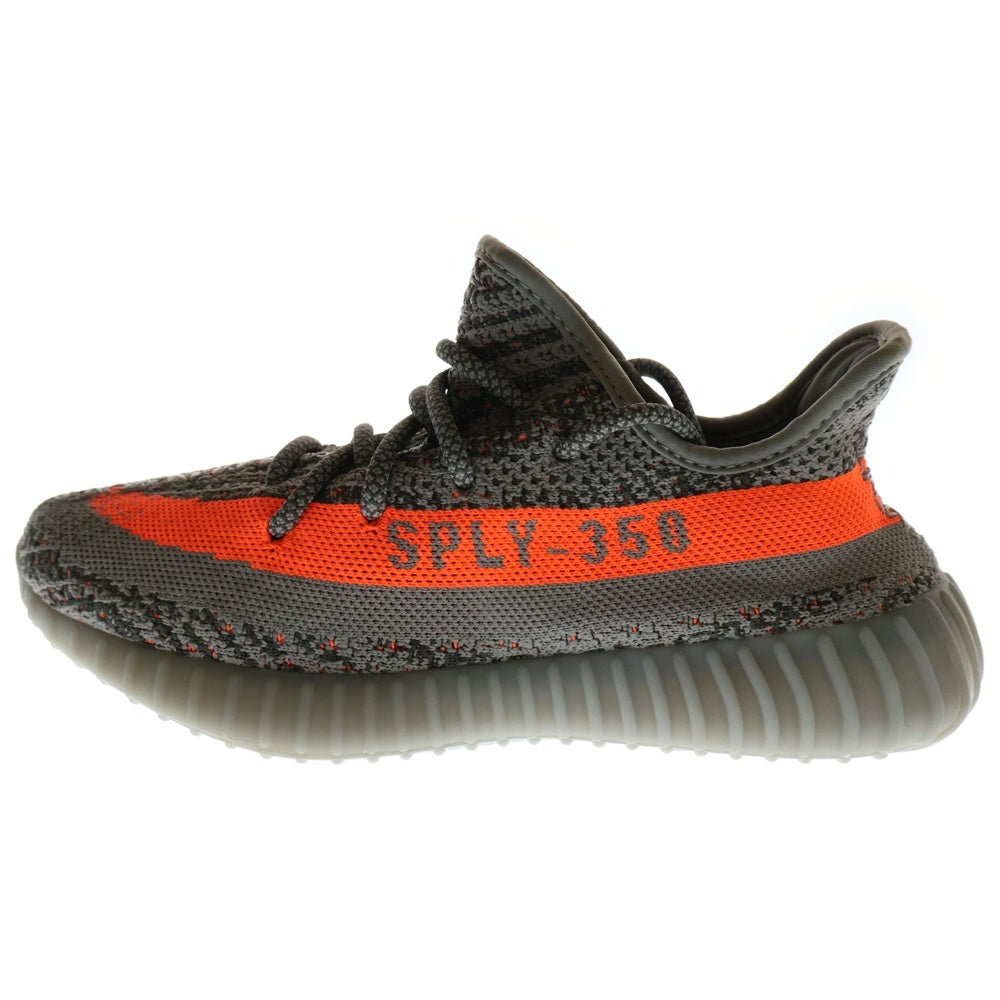adidas(アディダス) YEEZY BOOST 350 V2 Beluga Reflective イージーブースト リフレクティブ ローカットスニーカー グレー/オレンジ US5.5/23.5cm GW1229