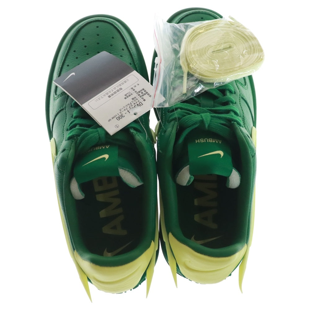 NIKE(ナイキ) ×AMBUSH AIR FORCE 1 LOW Pine Green and Citron アンブッシュ エアフォースワン ローカットスニーカー グリーン US6/24.0cm DV3464-300